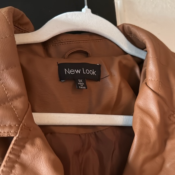 Brown New Look Leather Jacket - Picture 4 of 5
